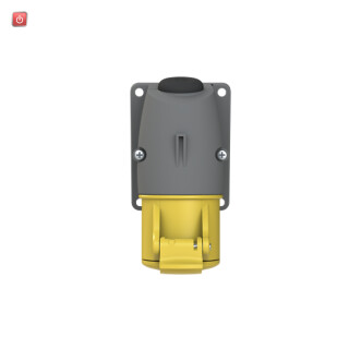 ABB2CMA193097R1000 / 216RS4 CEE-Aufputz-Wandsteckdose, 16 A, IP44 4h, 2P+E, 100-130 V, 10 S / EAN 7392696930970