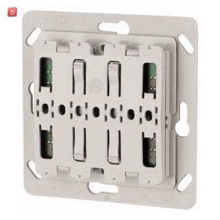 EATON / 126030 / Taster 2-fach, Funk, 55x55mm CTAA-02/04 / EAN4015081236176