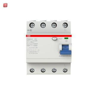 ABB2CSF204101R1250 / Fehlerstrom-Schutzschalter F204A-25/0,03 System pro M compact / EAN 8012542783404