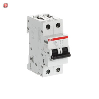 ABB2CDS252001R0205 / Sicherungsautomat B-Char.,6kA,20A, 2-polig / EAN 4016779467001