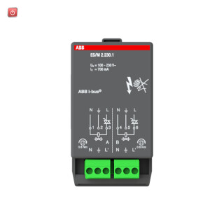 ABB2CDG110013R0011 / Elektronisches Schaltaktormodul, 2-fach, 230V / EAN 4016779583619