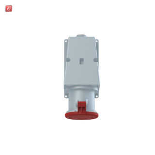 ABB2CMA167484R1000 / 463RS6 CEE-Aufputz-Wandsteckdose, 63 A, IP44 6h, 3P+N+E / EAN 7392696674843
