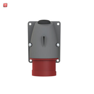 ABB2CMA193307R1000 / 416BS6 CEE-Wandgerätestecker, 16 A, IP44 6h, 3P+N+E, 346-415 V, 60 Hz, / EAN 7392696933070