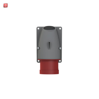 ABB2CMA193331R1000 / 432BS6 CEE-Wandgerätestecker 6h, 32 A, IP44, 3P+N+E, 346-415 V, 60 Hz / EAN 7392696933315