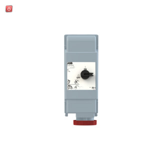ABB2CMA162742R1000 / 3125MVS6WH Schaltbare Wandsteckdose vertikal, rauer Betrieb, 6h, 125 A / EAN 7392696627429