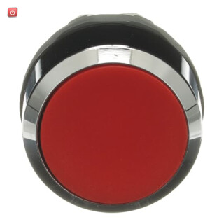ABB1SFA611100R3001 / MP1-30R Drucktaster-Vorsatz rot, flach-tastend, Frontring / EAN 7320500261255
