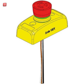 ABB2TLA030051R0600 / SMILE 10EK Not-Halt-Taster 2 x NC, 0.5 m Kabel (4 x 0.5 qmm) / EAN 7350024432206