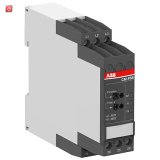 ABB1SVR740784R3300 / CM-PSS.41P Dreiphasenüberwachungsrelais 2We, 0,0,1-30s, L1-L2-L3=3x400 / EAN 4016779852005