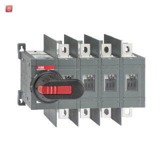 ABB1SCA108606R1001 / OT250E04WCFP Lastumschalter 4-polig 250A m. Griff u. Welle/schnelle / EAN 6417019399553