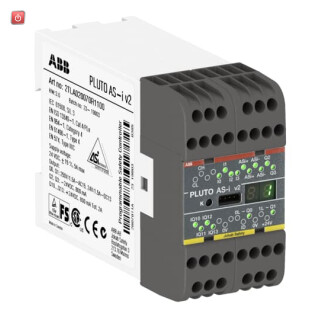 ABB2TLA020070R1100 / PLUTO AS-I V2 Sicherheits-SPS 4 Eingänge, 4 Ein-/Ausgangsklemmen / EAN 7320500410592