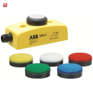 ABB2TLA030053R0000 / SMILE 11 RA Reset-Taster 1 x NO, blaue LED / EAN 7350024459975
