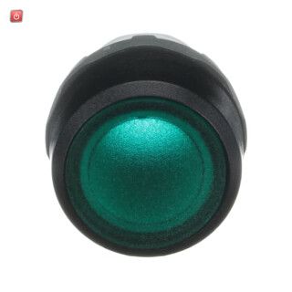 ABB1SFA611101R1102 / MP2-11G Leuchtdrucktaster-Vorsatz grün, flach-verrastend, Frontring / EAN 7320500266717