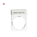 ABB1SCA022400R2230 / OPS2EN1 Textschild silber f. OH2_...