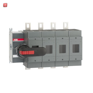 ABB1SCA022753R7110 / OS400D04FP Lasttrennschalter f. Sich. 4-polig 400A m. Griff u. Welle / EAN 6417019245300