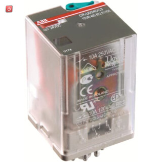 ABB1SVR405622R1100 / CR-U024DC3L Steckbares Interface-Relais 3We, A1-A2=24VDC, 250V/10A, LE / EAN 4013614498589