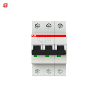 ABB2CDS273001R0405 / S203M-B40 Sicherungsautomat B-Char., 10 kA, 40 A, 3P / EAN 4016779549738