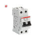 ABB2CDS282001R0064 / S202P-C6 Sicherungsautomat C-Char., 25 kA, 6 A, 2P / EAN 4016779590402
