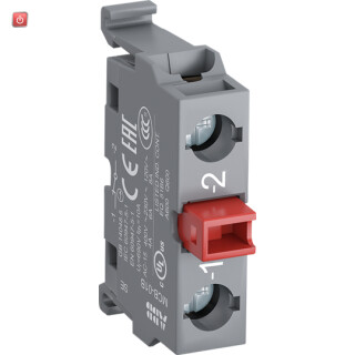 ABB1SFA611610R2110 / MCB-01BG Kontaktblock 1Ö goldplattiert f.rückw.Befest. / EAN 7320500544488