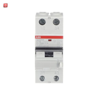ABB2CSR272140R1104 / DS202CMA-C10/0,03 FI/LS-Schalter 10kA, 2P, Typ A, C 10, 30mA / EAN 8012542118954