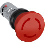 ABB1SFA619550R1071 / CE4T-10R-11 Not-Aus-Taster Compact 40mm Drehentrieg.1S+1Ö CombiLine-Co / EAN 7320500556702