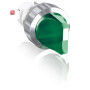 ABB1SFA611201R2102 / M2SS2-21G Leuchtwahlschalter-Vorsatz A-C grün, 2 Stellungen, kurzer Dr / EAN 7320500285091