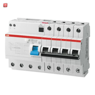 ABB2CSR254101R1327 / DS204A-K32/0,03 FI/LS-Kombination 6kA,4P,Typ A,K 32A,30mA / EAN 8012542931805