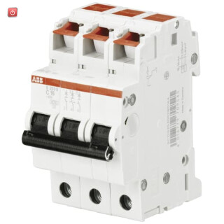 ABB2CDS253002R0165 / S203S-B16 Sicherungsautomat B-Char., 6 kA, 16 A, 3P / EAN 4016779709552