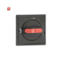 ABB1SCA105213R1001 / OHBS2AJ Selektorgriff 0 OFF-1 ON schwarz Wellen-ø 6mm IP65 für Lasttre / EAN 6417019409788