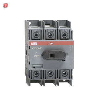 ABB1SCA105004R1001 / OT100F3 Lasttrennschalter 3 polig 100A m. schwarzem Knebelgriff / EAN 6417019391359