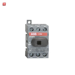 ABB1SCA104857R1001 / OT25F3 Lasttrennschalter 3-polig 25A m. schwarzem Knebelgriff / EAN 6417019390000