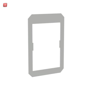 ABB1SEP407792R0001 / XLP00 Frontrahmen 1-fach / EAN 7025840013600