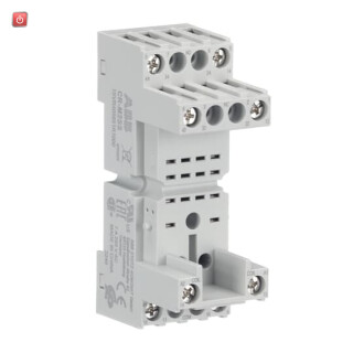 ABB1SVR405651R1000 / CR-M2SS Standardsockel für 2We CR-M Relais / EAN 4013614528613
