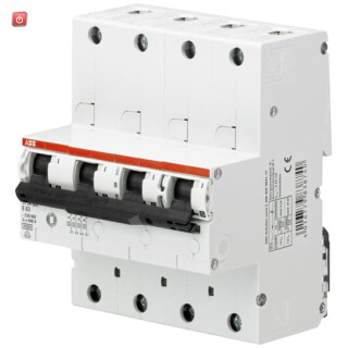 ABB2CDH784001R0352 / S754DR-E 35 sel. Haupt-LS SHU E-Char.,25kA,35A,4P / EAN 4016779838634