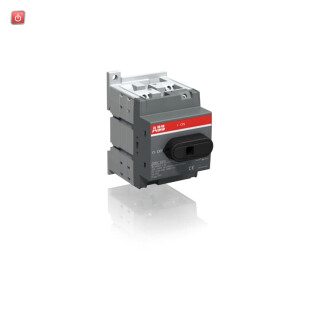 ABB1SCA121459R1001 / OTDC32F3 DC-Lasttrennschalter 3-polig 32A m. schwarzem Knebelgriff / EAN 6417019526140