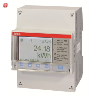 ABB2CMA170510R1000 / A42 112-100 Messwandlerzähler, RS485 "Stahl", 1 Phase, Wandleranschlus / EAN 7392696705103