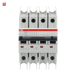 ABB2CDS274337R0254 / SU204M-C25 Sicherungsautomat C-Char., 10kA, 25A, 4P / EAN 4016779931588