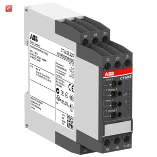 ABB1SVR730030R3300 / CT-MXS.22S Zeitrelais, multifunktion 2We, 24-48VDC, 24-240VAC / EAN 4016779851428