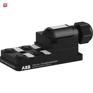 ABB2TLA020054R0300 / TINA 4A DYNlink Anschlussblock mit 4 M12-Buchsen für Sensoren / EAN 7350024451856