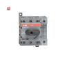 ABB1SCA105413R1001 / OT80F4N2 Lasttrennschalter 4-polig 80A m. schwarzem Knebelgriff / EAN 6417019393483