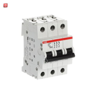 ABB2CDS283001R0065 / S203P-B6 Sicherungsautomat B-Char., 25 kA, 6 A, 3P / EAN 4016779589772