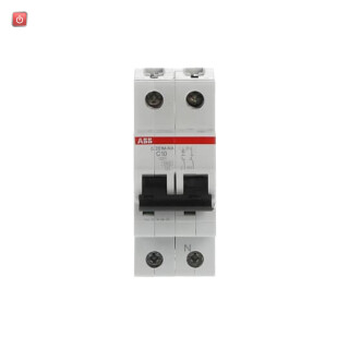 ABB2CDS271103R0104 / S201M-C10NA Sicherungsautomat C-Char., 10 kA, 10 A, 1P+NA / EAN 4016779550130
