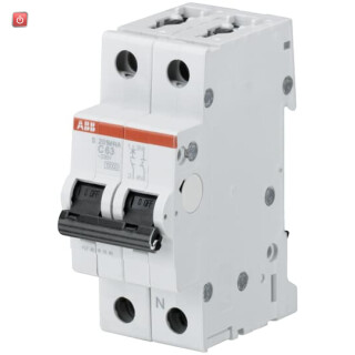 ABB2CDS271103R0257 / S201M-K1.6NA Sicherungsautomat K-Char., 10 kA, 1.6 A, 1P+NA / EAN 4016779600026