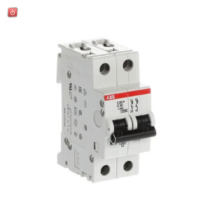 ABB2CDS282001R0504 / S202P-C50 Sicherungsautomat C-Char., 15 kA, 50 A, 2P / EAN 4016779590495