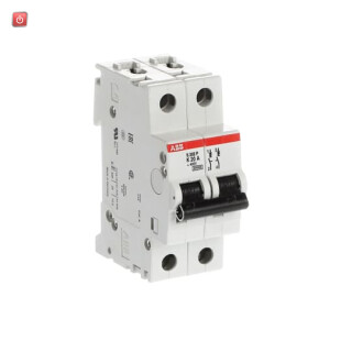 ABB2CDS282001R0487 / S202P-K20 Sicherungsautomat K-Char., 25 kA, 20 A, 2P / EAN 4016779592550
