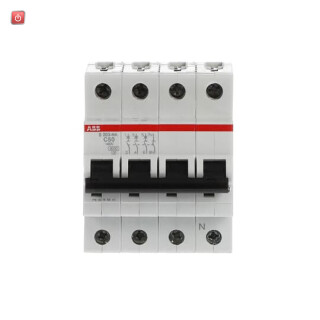 ABB2CDS253103R0504 / S203-C50NA Sicherungsautomat C-Char., 6 kA, 50 A, 3P+NA / EAN 4016779551083