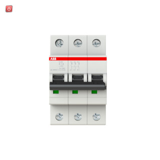 ABB2CDS253001R0217 / S203-K1 Sicherungsautomat K-Char., 6 kA, 1 A, 3P / EAN 4016779507479
