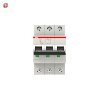 ABB2CDS273001R0084 / S203M-C8 Sicherungsautomat C-Char., 10 kA, 8 A, 3P / EAN 4016779550420