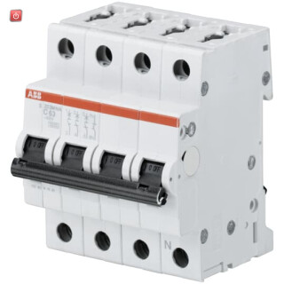 ABB2CDS273103R0557 / S203M-K40NA Sicherungsautomat K-Char., 10 kA, 40 A, 3P+NA / EAN 4016779659581