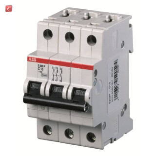 ABB2CDS283001R0505 / S203P-B50 Sicherungsautomat B-Char., 15 kA, 50 A, 3P / EAN 4016779589857
