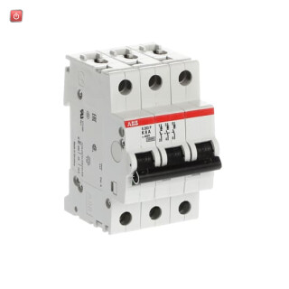 ABB2CDS283001R0407 / S203P-K8 Sicherungsautomat K-Char., 25 kA, 8 A, 3P / EAN 4016779592710
